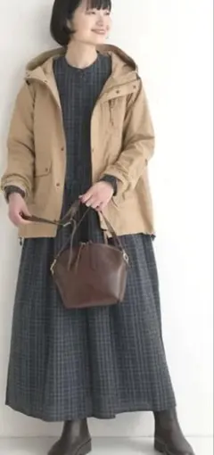 完売商品‼️ショートバージョン！レディース ロング サッカー チェック ゆったり