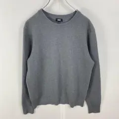 UNIQLO ユニクロ ウォッシャブルミラノリブクルーネックセーター ニット M