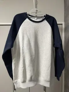 SHEIN ラグラン スウェット トレーナー Lサイズのサムネイル
