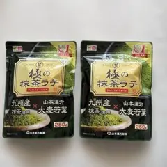 山本漢方製薬 極の抹茶ラテ 250g 2袋セットのサムネイル