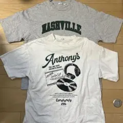 WEGO メンズ アソートグラフィックT Sサイズ 2枚セット