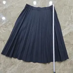 earth music&ecology ネイビー プリーツスカート Fサイズ