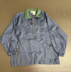 90s NIKE ナイロンジャケット　ハーフジップ　デカロゴ　ストリート