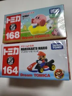 新品未使用　ドリームトミカ　星のカービィ　マリオカート8　 マリオ　2点セット