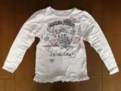 メゾピアノ 長袖Tシャツ ピンク 140cm