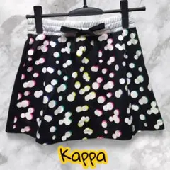 Kappa レディース ゴルフ ミニスカート ドット柄 ブラック ボール入れ付のサムネイル