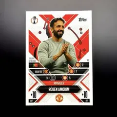 希少サッカーカード アモリム 監督 マンチェスターユナイテッド topps