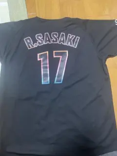 千葉ロッテマリーンズ 佐々木朗希 ユニフォーム 17 ブラック