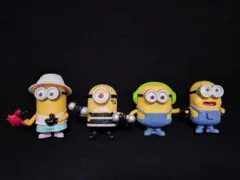 ミニオン フィギュア 4体セット　マクドナルド　ハッピーセット