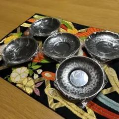 天満屋 特撰 錫製 茶道具茶托5客セット 天満屋 特撰 錫製 茶道具茶托5客セット - メルカリ