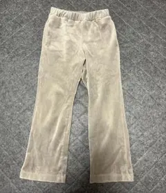 コーデュロイ　起毛　フレアパンツ ベージュ　GU キッズ
