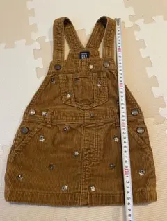 【美品】GAP ジャンバースカート 18〜24months ブラウン