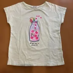 H＆M ジュース瓶デザイン Tシャツ ライトグリーン（134-140cm）のサムネイル