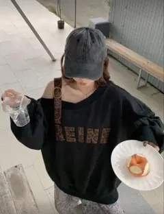 ワンショルダースウェットシャツ