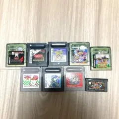 GB GBA 各種ソフト　9点セット　ポケモンワリオランド遊戯王DK カービィ