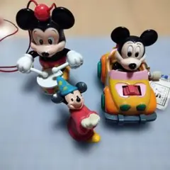 ミッキーマウス フィギュア 3個セット