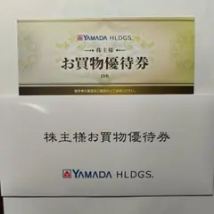 ヤマダ電機　株主優待券　5000円分