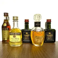 NIKKA WHISKY ミニボトル 5本セット - メルカリ