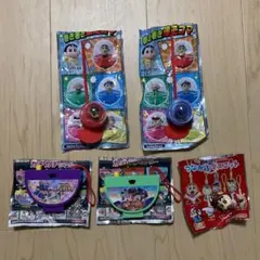 すき家　すきすきセット　巻き巻き遠心コマ　カチカチシアター　つながるマスコット