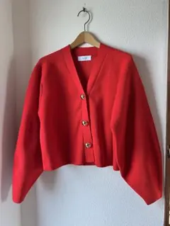 アダムエロペ✨セレクトネックBIG釦カーディガン