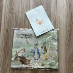 ピーターラビット ポーチ 約22cm x 18cm メモ帳のおまけ付き