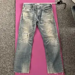 Levi's 504 STRAIGHT ダメージ加工 デニムパンツ ジーンズ