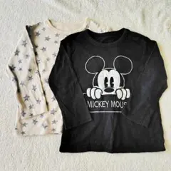 ユニクロ　長袖Tシャツ　ロンT　ミッキー　まとめ売り　100cm