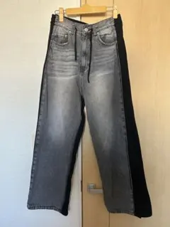 JEANASIS スウェットドッキングデニム ブラック系 - メルカリ