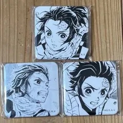 鬼滅の刃 ufotable お楽しみくじ スクエア缶バッジ 義勇 錆兎 真菰