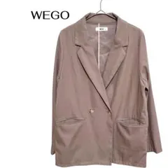 B0955WEGO 長袖ピンクジャケットくすみギャル羽織アウターのサムネイル