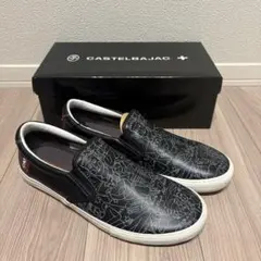 【希少】CASTELBAJAC スリッポン メンズ靴 ガルニエ柄 黒　26.5のサムネイル