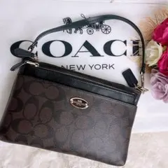 極美品☆COACH コーチ 2wayハンドバッグ ポーチ 長財布 カード入れ