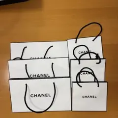 CHANEL ショップ袋 6枚セット ホワイト