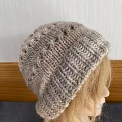 手編み帽子