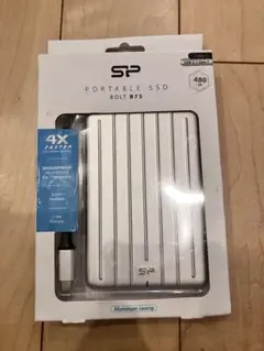新品】ポータブルSSD シリコンパワー Bolt B75 シルバー 256GB - メルカリ