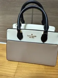 kate spade ハンドバッグ ホワイト/ベージュ