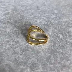 【NEW】 silver925コーティングダブルラインリング