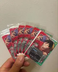 1番くじ ONE PIECE 購入特典 モンキー•D•ルフィ プロモカード6枚