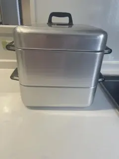 アルミ製 中型蒸し器 四角形 - メルカリ
