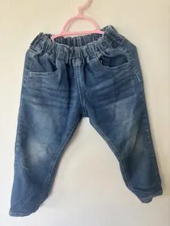 デニムパンツ ウエストゴム 2点セット