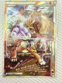 エンテイ　＆　ライコウ　LEGEND　レジェンド　伝説　上　下　2枚　セット エンテイ ＆ ライコウ LEGEND レジェンド 伝説 上 下 2枚 セット
