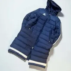 アディダス ロングベンチコート　CLIMASTORM ダウン