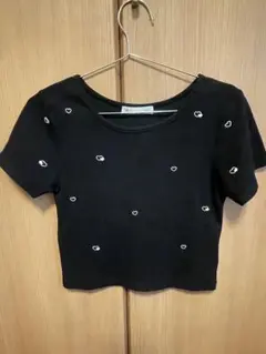 MAJESTIC LEGON ハート刺繍 半袖Tシャツ M