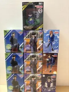 名探偵コナン フィギュア 7体セット 怪盗キッド コナン 灰原哀 毛利蘭