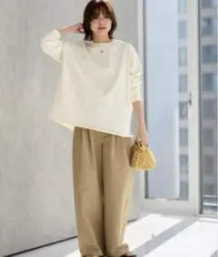 オーバーサイズロングスウェット　ジャーナルスタンダードレリューム