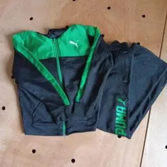 PUMA フード付きジャージ上下セット 120.130