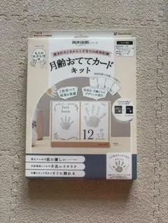 シャチハタ PALM COLORS 月齢おててカードキットのサムネイル