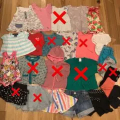 【まとめ売り】女の子　80㎝中心　春夏物　12点セット