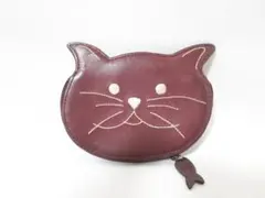 FURLA 猫モチーフ レザー コインケース 小銭入れ