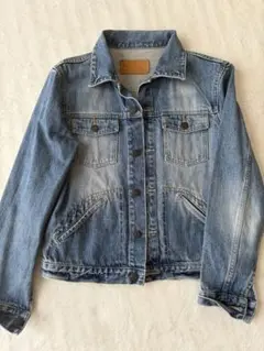デニムジャケット Gジャン L 短丈 美品 色落ち良好 アメカジ 春アウター